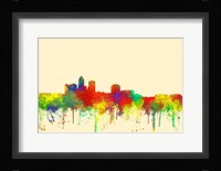 Des Moines Iowa Skyline-SG Fine Art Print