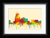Durham North Carolina Skyline-SG Fine Art Print