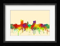 Fort Wayne Indiana Skyline-SG Fine Art Print