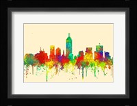 Indiana Indianapolis Skyline-SG Fine Art Print