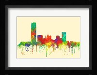 Oklahoma City Oklahoma Skyline-SG Fine Art Print