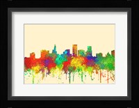 St Paul Minnesota Skyline-SG Fine Art Print