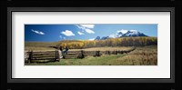 View of the Last Dollar Ranch, Mount Sneffels, Colorado Fine Art Print