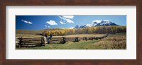 View of the Last Dollar Ranch, Mount Sneffels, Colorado Fine Art Print