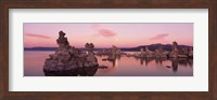 Tufa Rock Formations in a Lake, Mono Lake, Mono Lake Tufa State Reserve, California Fine Art Print