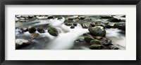 Rocks in Little Pigeon River, Great Smoky Mountains National Park, Tennessee Fine Art Print