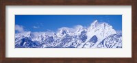 Mountain range, Grand Teton National Park, Wyoming Fine Art Print