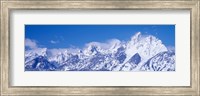 Mountain range, Grand Teton National Park, Wyoming Fine Art Print