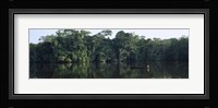 Canoe in Napo River, Oriente, Ecuador Fine Art Print