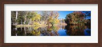 Reflection of Trees in a lake, Biltmore Estate, Asheville, North Carolina Fine Art Print