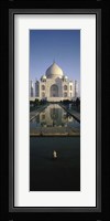 Reflection of a Mausoleum in Water, Taj Mahal, Agra, India Fine Art Print