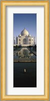 Reflection of a Mausoleum in Water, Taj Mahal, Agra, India Fine Art Print