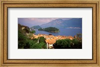 Village at the Waterfront, Sala Comacina, Lake Como, Como, Lombardy, Italy Fine Art Print