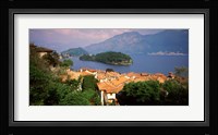 Village at the Waterfront, Sala Comacina, Lake Como, Como, Lombardy, Italy Fine Art Print