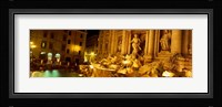 Trevi Fountain at Night, Rome, Italy Fine Art Print