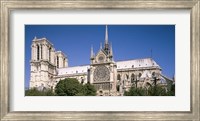 View of the Notre Dame, Paris, Ile-De-France, France Fine Art Print