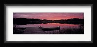 Canoes Lake Yxtaholm Sweden Fine Art Print