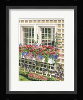 Butchart Gardens Window Box Fine Art Print