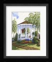 Garden Gazebo Framed Print