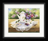 Victorian Tea in the Garden Fine Art Print