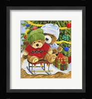 Teddy Bear Christmas Fine Art Print