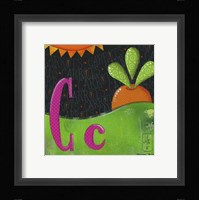 C for Carrots Fine Art Print