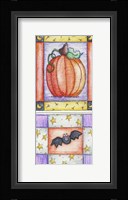 Holloween Window Framed Print