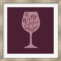 Wine O'Clock Fine Art Print