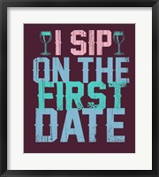 Sip on the First Date Fine Art Print