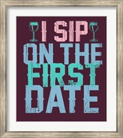 Sip on the First Date Fine Art Print