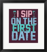 Sip on the First Date Fine Art Print