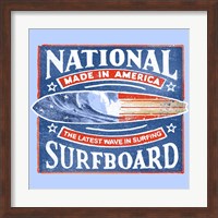 National Surfboard Fine Art Print