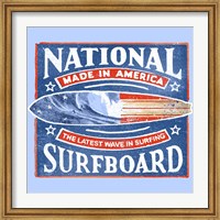 National Surfboard Fine Art Print