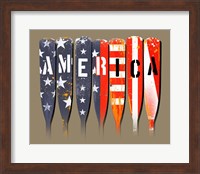 America - Oars Fine Art Print