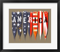 America - Oars Fine Art Print