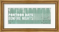 Pontoon Days, Bonfire Nights Fine Art Print
