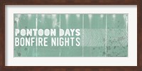 Pontoon Days, Bonfire Nights Fine Art Print