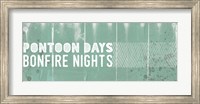 Pontoon Days, Bonfire Nights Fine Art Print