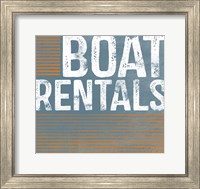 Boat Rentals Fine Art Print