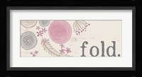 Fold Framed Print