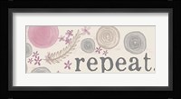 Repeat Framed Print