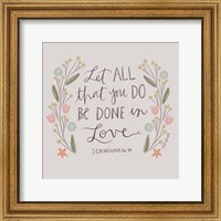 Let All That You Do Fine Art Print