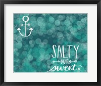 Salty & Sweet Framed Print