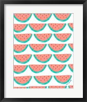 Watermelon Wallpaper Fine Art Print