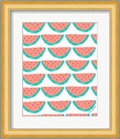 Watermelon Wallpaper Fine Art Print