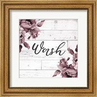 Wash Script Fine Art Print