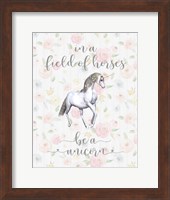 Be a Unicorn Floral Fine Art Print