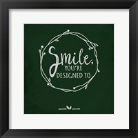 Smile - Black Fine Art Print