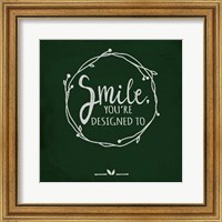 Smile - Black Fine Art Print