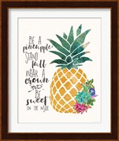 Be a Pineapple Fine Art Print